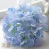 Dekorativa blommor 50st 20 cm stort konstgjorda siden Hydrangea Blommahuvud för DIY Bröllopsväggbåge Fake Arrangement Flores