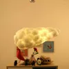 Pendant Lamps Modern Creative Floating Clouds Chandeliers Warm Romantic Living Room Bedroom Study Bar Restaurant Cotton Light Fixtures