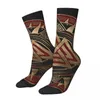 Chaussettes pour hommes Hip Hop rétro arbre de vie fou Viking unisexe Style de rue sans couture imprimé drôle nouveauté Happy Crew chaussette garçons cadeau