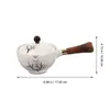 Geschirr Sets Keramik Seite Griff Krug Hitzebeständige Teegeschirr Brauen Werkzeug 360 Grad Rotation Teekanne Lose Blatt Tasse