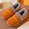 Slippers Men Winter Indoor House Shoes 2023 Man Flip Flops Warm Plush Women Flats Couple Shoe Comfort Male Footwear