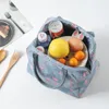 Aufbewahrungsbeutel Lunchbox-Tasche Großhandel Aluminiumfolie verdickte Flamingo-Isolierung zur Arbeit mit Bento-Handtasche