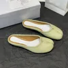 Luxo tabi designer bailarina sapatos femininos mm6 sandálias slide moda de alta qualidade meia sapatos casuais ballef couro liso deslizamento em pele de cordeiro bezerro mocassins de dança tamanho 35-40