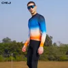 Hauts de chemise de cyclisme Les sweat-shirts de cyclisme CHEJI pour hommes et femmes, les hauts à manches longues sont à séchage rapide et respirants 230828