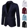 Ternos masculinos elegantes blazer masculino turndown colarinho outono inverno bonito lapela terno casaco jaqueta confortável