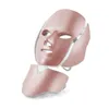 Face Massager Foreverlily 7 Colors Pon Beauty Mask Skin Rejuvenation LED Mask with Neck Anti-Acne Treatment SPA 230828