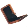 Boxes Rotating Wooden Ring Box for Proposal and Wedding Ceremony Ring Bearer Box with Concealed Magnetic Closure Jewelry