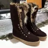 Stivali di design di lusso da donna Martin in legno cowboy stivali di lusso in pelle nera da neve donna gdhfdh