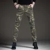 Mens Light Luxury Camouflage на открытом воздухе спортивные джинсы. HKD230829