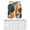 Shorts masculinos verão board girafa correndo ilustrações vibrantes design praia calças curtas vintage troncos confortáveis plus size