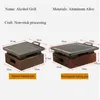 Grills de barbecue Grill portable sans fumée coréen japonais barbecue four à charbon de bois poêle à alcool outils de cuisson antiadhésifs ménagers 230829