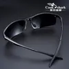 Lunettes de soleil Cook Shark aluminium magnésium lunettes de soleil hommes HD polarisées conduite pilote lunettes 230828