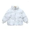 ダウンコートファッションの男の子ホワイトダックジャケットキッズコート幼児の女の子の服冬の子供用服4-8歳