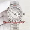 Herrenuhr, 41 mm, Diamant-Herren-Armbanduhr, vollautomatische mechanische Uhren, Edelstahlarmband, wasserdichtes Design, Montre de Luxe-Armbanduhren, Geschenk-05