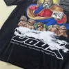 Men's T-Shirts Good Quality New Arrival 2023 Gods and Five Little Angels Printed T Shirt Men Oversized T-shirt Nice Washed Vintage Tees