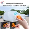 Storage Bags Wholesale Durable Fabric Body Automatic Remote Control Smart Car Cover Uv Protection Outdoor Universal Waterproof Covers