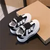 New Children's Sports Shoes 1-5 Year Old Children's Lacquer Leather Fashionable 2023 Spring and Autumn Boys and Girls Single Shoe