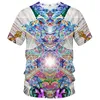 Homens camisetas Moda 3D Impresso Verão Bohemian Streetwear Tendências Cool Casual Sporty Manga Curta Kid Tees Roupas Femininas