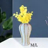 Storage Bottles Porcelain Ginger Jar Handicraft Ornaments Decoration Table Centerpieces Ceramic Vase For Tank Desk Weddings Floral