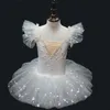 Taneczna profesjonalna balet tutu dziewczęta biała talerz naleśnik tutu balerina sukienka dorosła kobiety dziecko dzieci balet taniec kostium 230829