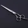 Scissors Shears Professional Japan 440c Stainless Steel 7 Inch Plum Handle Cut Hair Scissors Barber Cutting Make Up Shears Hairdressing Scissors x0829