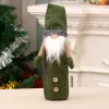 Шведский чехол Tomte, гномы, винные топперы, сумки для бутылок Санта-Клауса, рождественские украшения