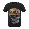 Designer Phillip Designer Men Designer Men Plain Chemises chaudes Plul Pleins Philipps Phillip T-shirt Pp Skull Diamond Diamant à manches courtes Dollar Bear Tiger Bra 799