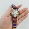 Horloges Dameshorloge Vintage Comfortabele Decoratieve Etnische Stijl Vrouwelijke Heren Quartz