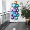 Dekoracja 2Sets dorosły dzieci urodziny Balon Stand Wedding Arch Arch Baby Shower 100pcs lateksowy globos dla liczbowych ballonów