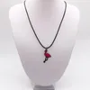 Hänge halsband mode charm halsband smycken kreativ flamingo söt tjej julklapp