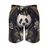 Мужские шорты Panda Gym Multi Style Dapper Clothing Frong Beach Men Custom Runge Quick Dry Dry Plaging Shunks Идея подарка