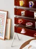 Decorative Plates Acrylic Shelf Multi-Layer Floor Household Display Rack Hand-Made Cup Storage Cabinet