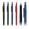 Rotring 600 crayons mécaniques 0.5mm 0.7mm stylos de dessin professionnel corps métallique support hexagonal cadeau d'architecte