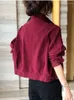 Jaquetas femininas para mulheres primavera outono 2023 moda versátil jean jaqueta curta roupas de trabalho denim topo streetwear