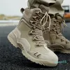 Marki męskie buty wojskowe siły specjalne armia taktyczna pustynne buty walki na zewnątrz buty turystyczne skórzany śnieg