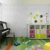 Väggklistermärken 2mx70 cm 3d tegel diy dekor självadhesiv vattentät tapet för barnrum sovrum kök hem väggtäckning 230829