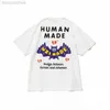 T-shirts pour hommes Bonne qualité 2023SS Bat Human Made Mode T-shirt Hommes Blanc Tee Human Made surdimensionné Femmes T-shirt