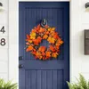 Decorative Flowers Garland Decoration Vibrant Wreaths Realistic Low-maintenance Front Door Decorations For A Festive Fall Fake