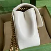Sac de créateur de qualité supérieure 10A Mini sac à bandoulière 18 cm Sac à bandoulière en cuir authentique Sac cosmétique avec boîte G010