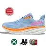 Hoka One One Free People Clifton 9 8 Koşu Ayakkabıları 2023 En Kalite Hokas Bondi 8 Kadın Erkekler Düşük Top Mesh Trainers Üçlü Beyaz Liman Mist Spor Sabahları Büyük Boyut 3-47