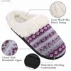 Winter warm plus comwarm voor vrouwen indoor zachte en comfortabele pluizige harige gebreide slippers liefhebbers slaapkamer fuzzy schoen T 40e7