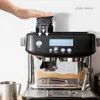 Kubki Espresso Pojedyncza dawka lej sześcien kawy dmuchający pojemnik na fasolę z silikonowym poniżej i aluminiowym powietrzem powietrza do Breville 230829