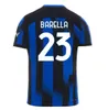 soccer jersey 23 24 BARELLA LAUTARO INTERS ALEXIS DZEKO CORREA AWAY THIRD MILANS UNIFORMS football shirt 2023 2024 men kids kit