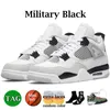 with Box 4 Basketball Shoes for Men Women 4s Military Black Cat Red Cement Yellow Thunder White Oreo Sail Cool Grey Blue University