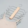 Kleiderbügel Tank Top Mehrschichtiger Unterhemd-Organizer-Halter mit 12 Haken Schrankorganisation für Krawatten Schals Taschentücher und