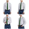 Gravatas borboleta digital matriz verde e código de computador gravata unissex poliéster 8 cm gravata para homens casual camisa clássica acessórios gravatas