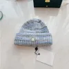 Gebreide muts Beanie Cap Designer Skull Caps Klassiek Modieus Gaat nooit uit de mode Wintermutsen 5 kleuren