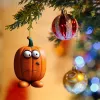 Pumpkin Acrylic Pendants Thanksgiving Halloween Christmas Tree Hanging Pendant Fall Autumn Home Ornaments 829