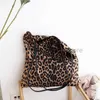 Borse firmate tote femminili Borse da donna Borsa shopping casual leopardata Borse monospalla vintage Borse firmate da donna Borse casual moda shopping