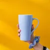 Tazas Taza nórdica Gran capacidad Cerámica Atractiva Internet Celebridad Oficina Hogar Taza Vidrio creativo